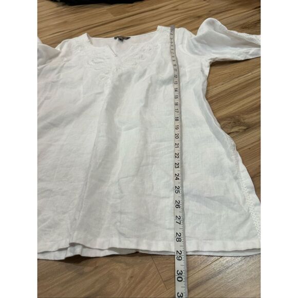Tommy Bahama embroidered top tunic linen size Large - Picture 8 of 8